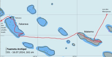 Route Tuamotu