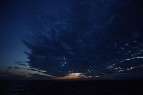 Nach bewegter Nacht das erste Licht