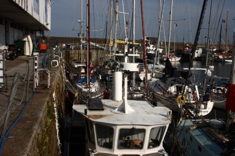 Annette auf dem Weg zu unserem Zuhause