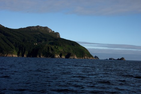 Cabo Ortagal, erst zu fuß, dann unter Segeln