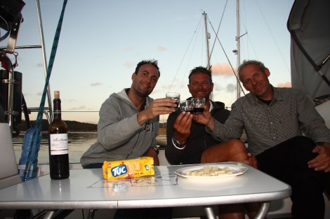 unter Männern: Roland, Sebastian und Thomas