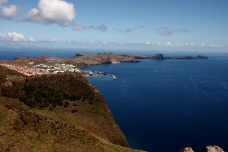 Die Ostküste, nun von oben. Hier ankerten wir die erste Nacht vor Madeira