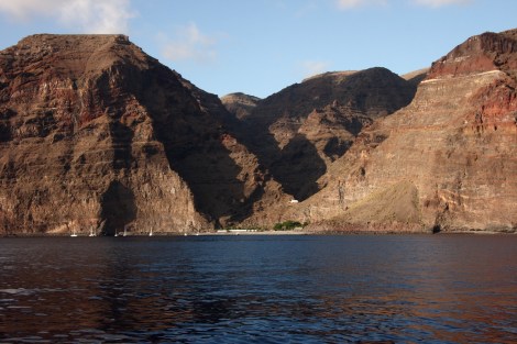 Bahia de Argayal auf der Westseite Gomeras
