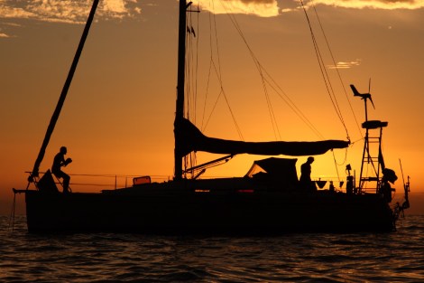 uns so sieht man sie von Land aus