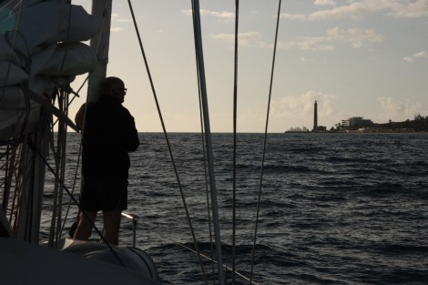 Puerto Posito Blanco in Sicht