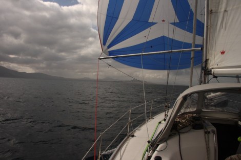 Richtung Süd auf der Westseite von Lanzarote