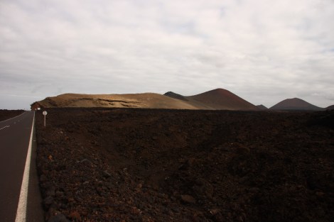Auf dem Weg zur Vulkanlandschaft im Nationalpark Timanfaya