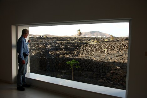 Steffens Aussicht aus der Fóndation César Menrique