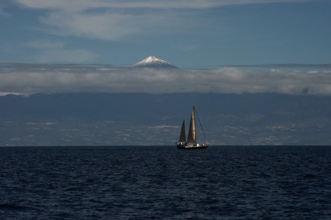 Blick zurück nach Teneriffa
