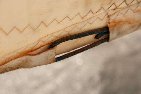 Der Wüstenstaub weht über 400 sm über See bis zu uns an Deck