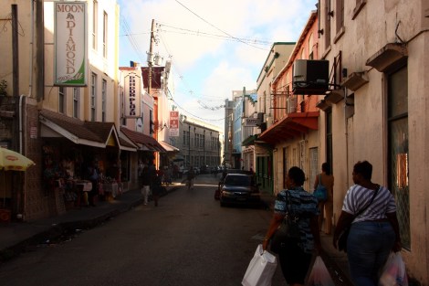 Straße in Bridgetown
