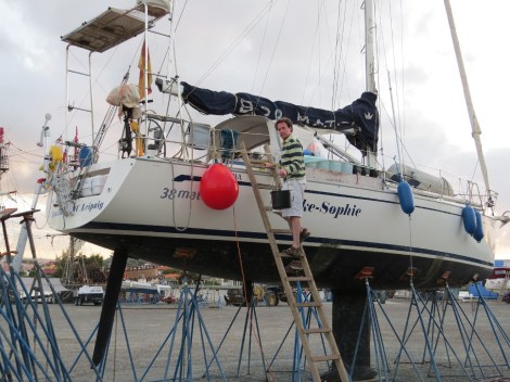 Anke-Sophie gespachtelt und geschmierkelt