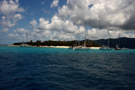 Karibik pur bei Sandy Cay