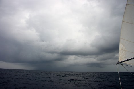 Wir sind in der Intertropischen Konvergenzzone