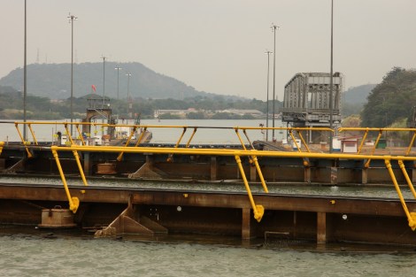 Der erste Blick auf den Pazifik herunter