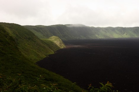 Blick in den Krater von Sierra Negra