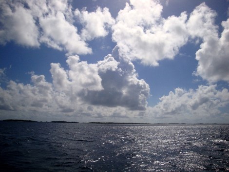 Blick über die Lagune von Makemo