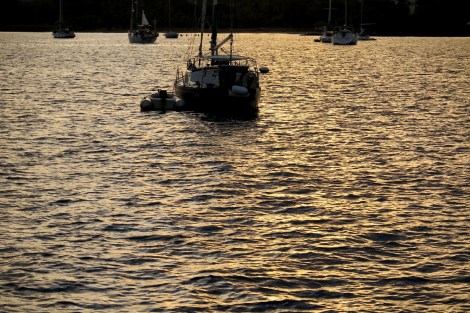 Abendstimmung vor der Marina Taina