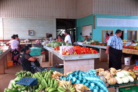Der Gemüsemarkt von Neiafu