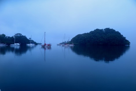 Regenwetter in Suva, der Hauptstadt von Fiji