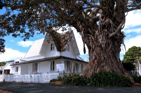 Altes Kolonialhaus in Russell