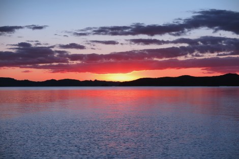 Unser Blick aus der "Paradise Bay"