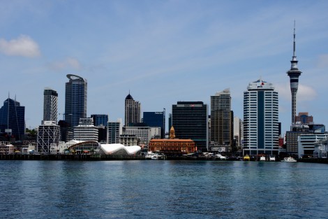 Im Hafen von Auckland
