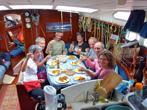 New Year's Eve an Bord der Amandla