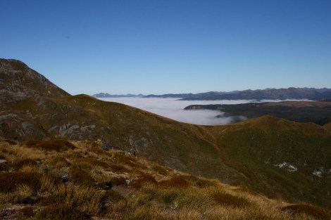 Über den Wolken am Mount Arthur