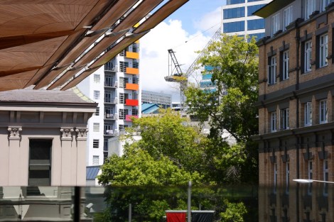 Blick aus der Art Gallery Auckland