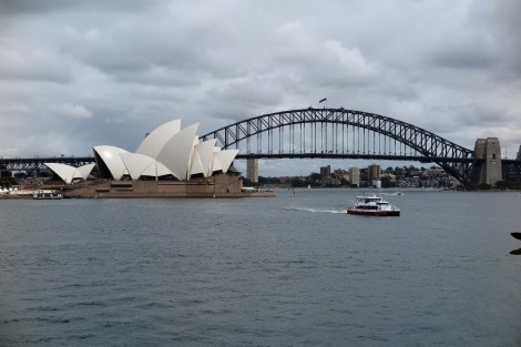 aus der Stadt gesehen