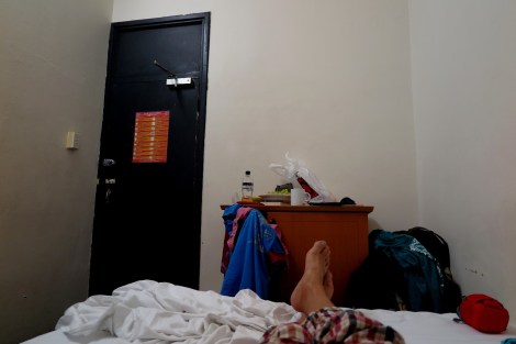 Unsere Unterkunft im Backpackerhostel