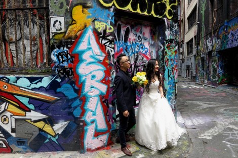 Kunst in der Hosier Lane