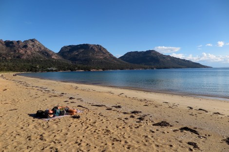Strandleben im Freycinet National Park