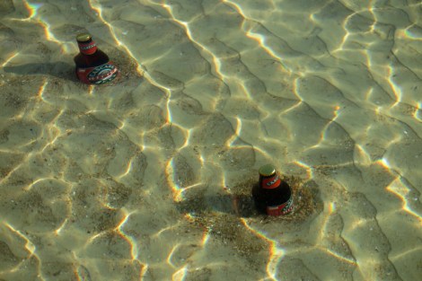 Klares Wasser gut zum Bierkühlen, weniger zum Baden