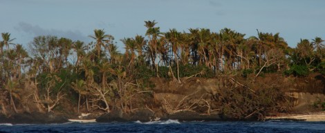 Die Einfahrt zu Port Resolution