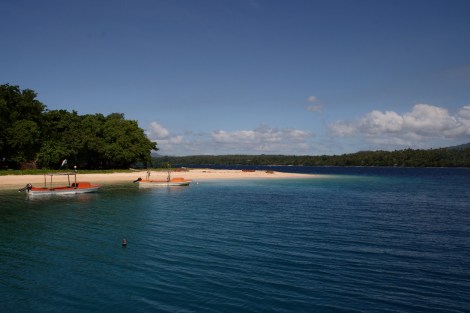 Unser Ankergrund bei Rano