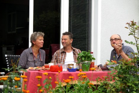 Abschiedsfrühstück mit Martin und Jochen