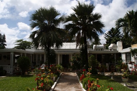 Nette Häuser in Port Mathurin auf Rodrigues