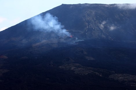 Die Erruption am „Piton de la Fournaise“
