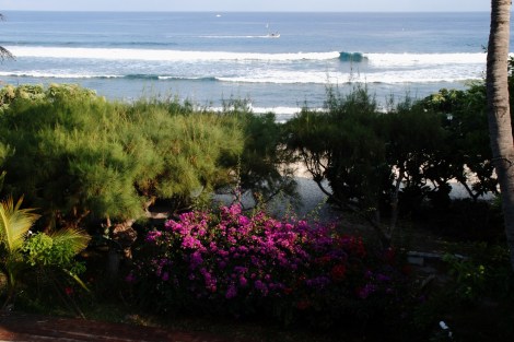 Der Blick von unserer Terrasse