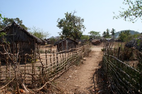 Dorf aud Nosy Mitsio