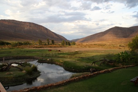 Blick von der Mont Ceder Lodge