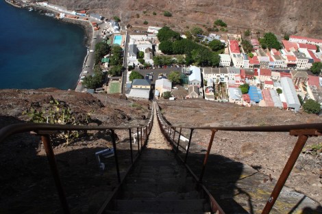Blick von oben über die Stadt