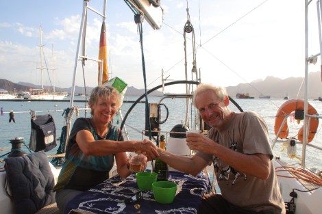 Wir gratulieren uns zur Weltumsegelung