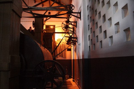 Die Mahlwerke in der Fabrik