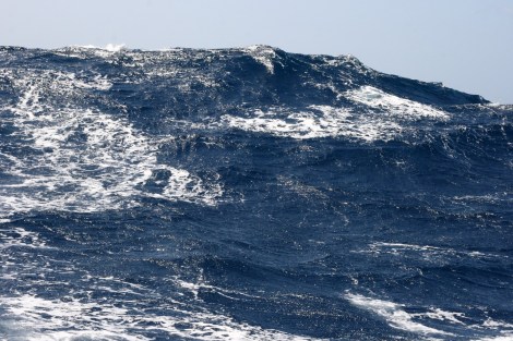 Der bange Blick nach achtern