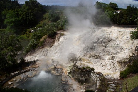 Die heißen Schlammquellen von Furnas