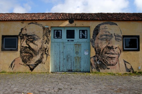 Bilder in den Putz gehauen, Galerie Arco 8