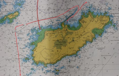 Von Sark nach Alderney durch "The Swinge"